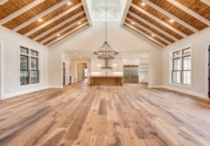 wall color with wooden floor
