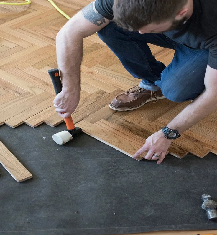 wooden floor