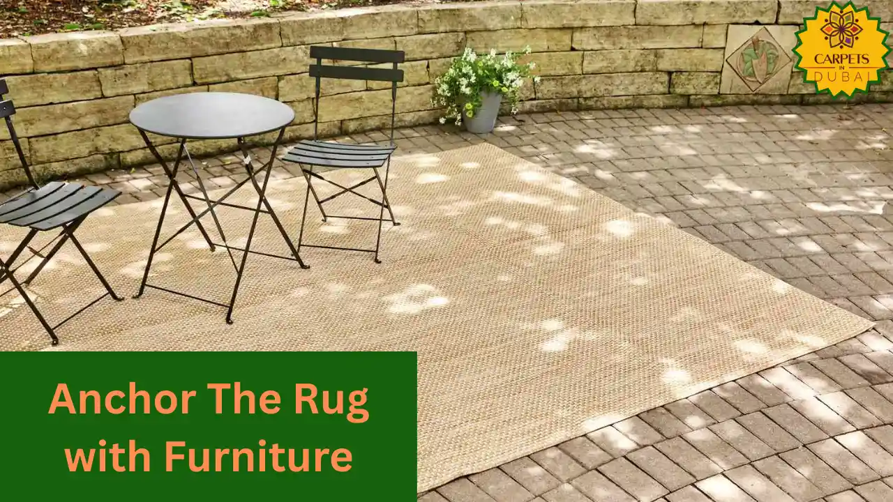 Anchor The Rug with Furniture