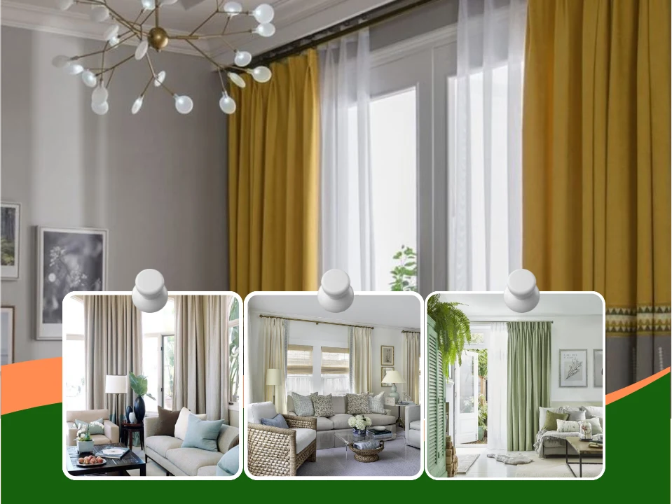 Layered curtains