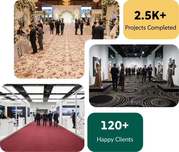 Wedding event carpets Dubai