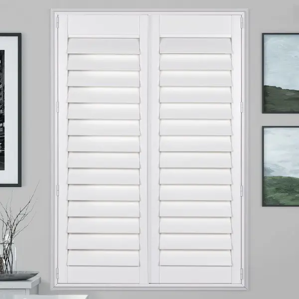 White Wooden Shutter Blinds