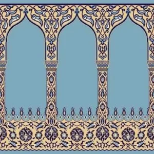 Sky Blue Hira Masjid Carpet